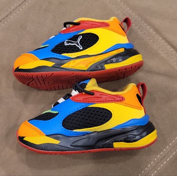 Puma RS-Fast Candy Pre-School Bulky Retro Sneakers - Sz 4C - Picture 4 of 11